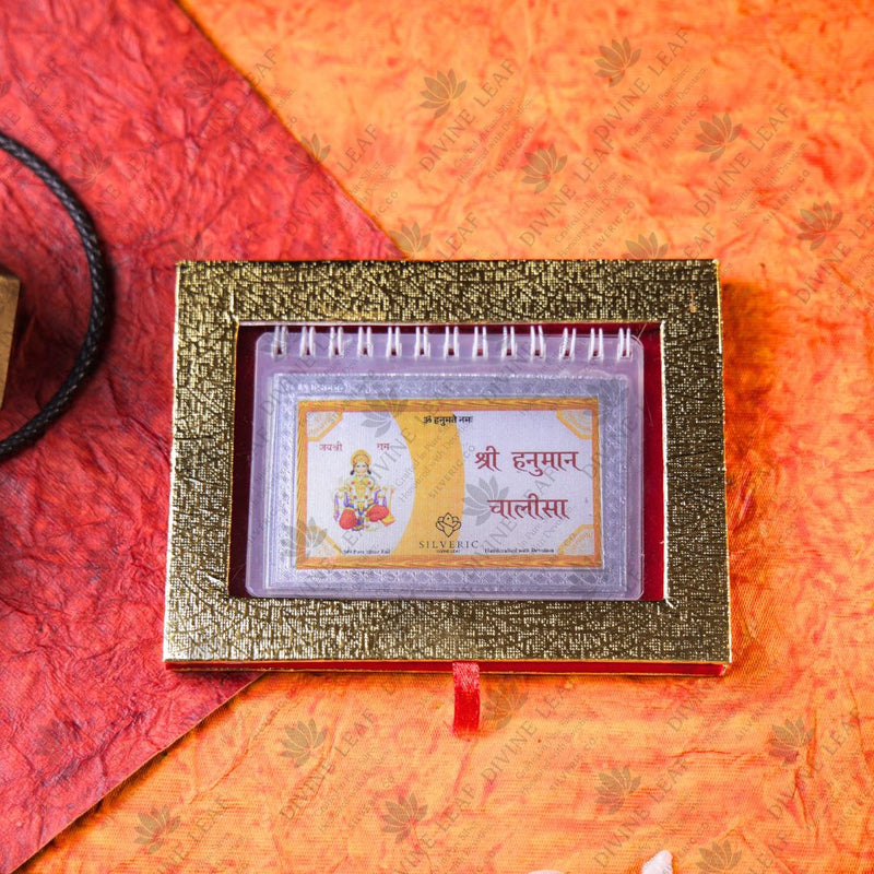 Divine Leaf™ 999 Silver Hanuman Chalisa