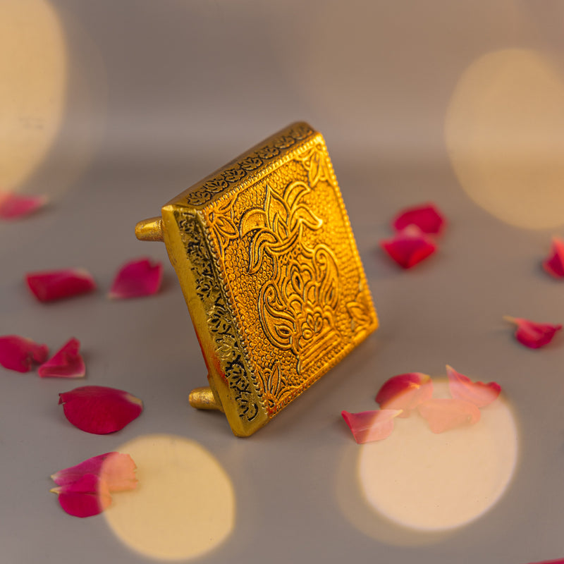 Multipurpose Brass Chowki for Temple Use