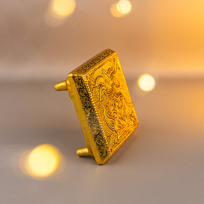 Multipurpose Brass Chowki for Temple Use