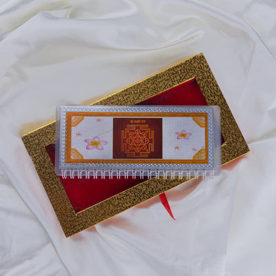 Divine Leaf™ –Laxmi Chalisa With Aarti  (999 Silver Foil Edition)