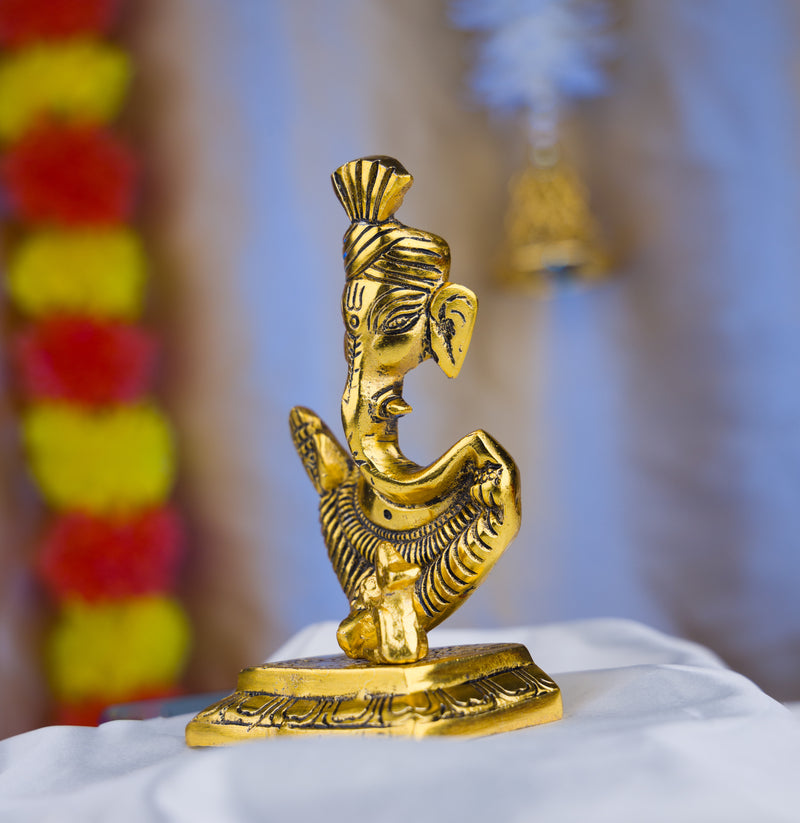 Handmade Brass Lord Ganesha Idol
