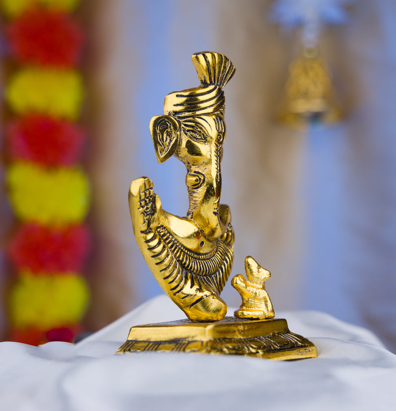 Handmade Brass Lord Ganesha Idol