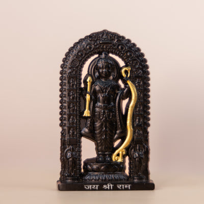 German Silver Lord Ram Idol – Shri Ram Murti for Car Dashboard & Home Temple