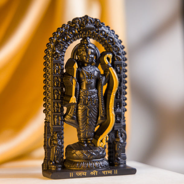 German Silver Lord Ram Idol – Shri Ram Murti for Car Dashboard & Home Temple