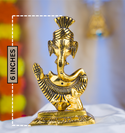 Handmade Brass Lord Ganesha Idol
