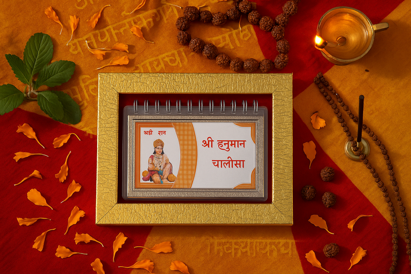 Divine Leaf™ 999 Silver Hanuman Chalisa