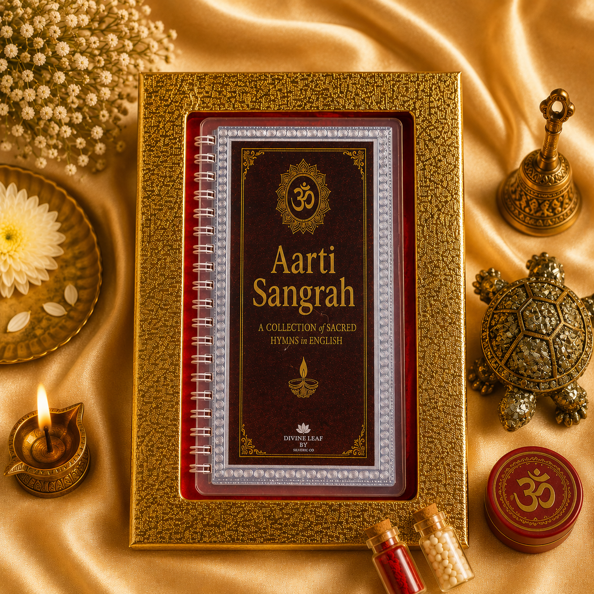 Divine Leaf – Aarti Sangrah (999 Silver Foil Edition In English)