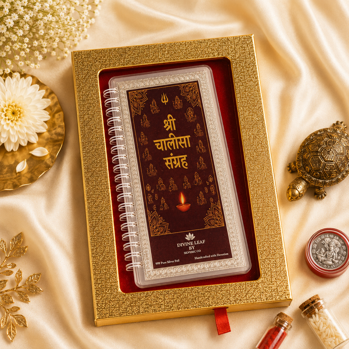 Divine Leaf – Chalisa Sangrah (Silver Foil Edition)