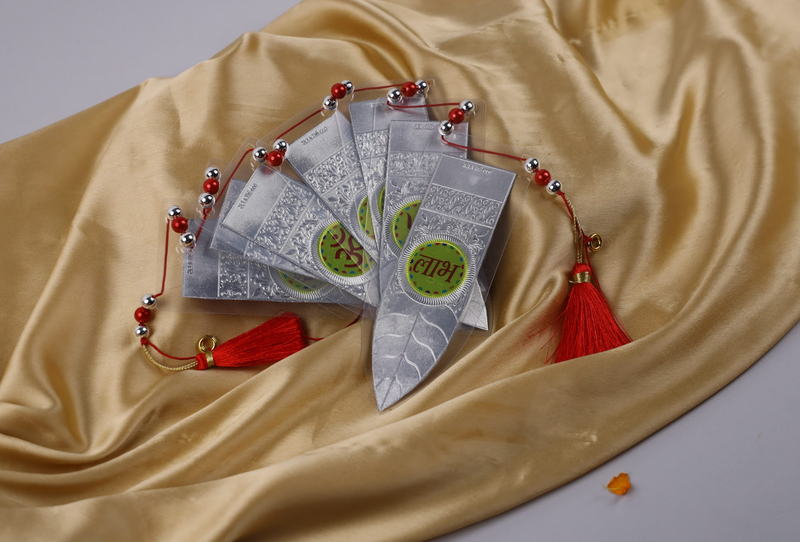 Pure 999 Silver Toran – Handcrafted Auspicious Wall Hanging with Traditional Symbols