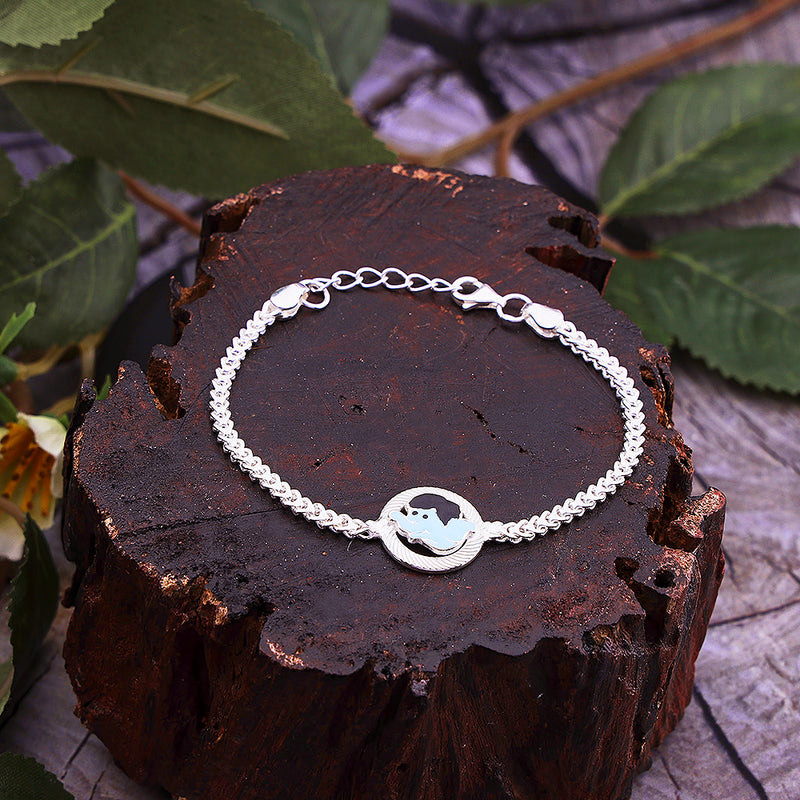 Silveric 925 Silver Baby Elephant Bracelet