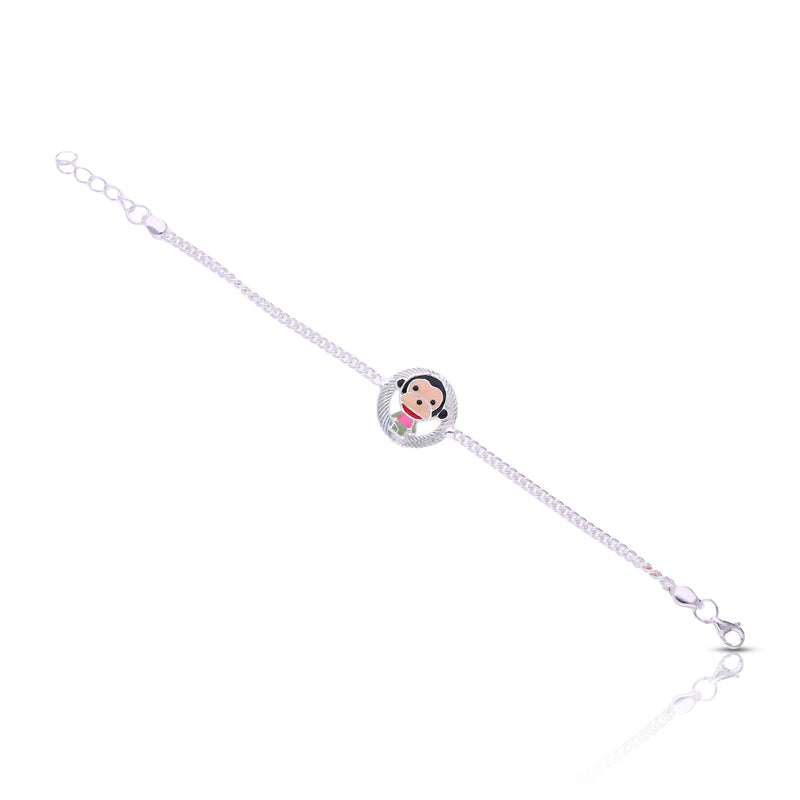 SIlveric 925 Silver Monkey Baby Bracelet