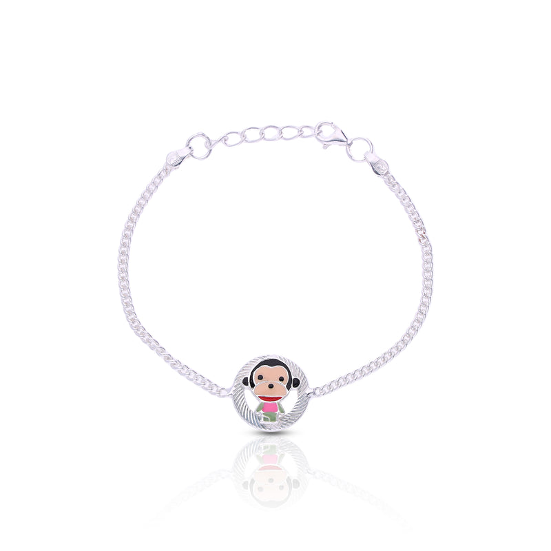 SIlveric 925 Silver Monkey Baby Bracelet