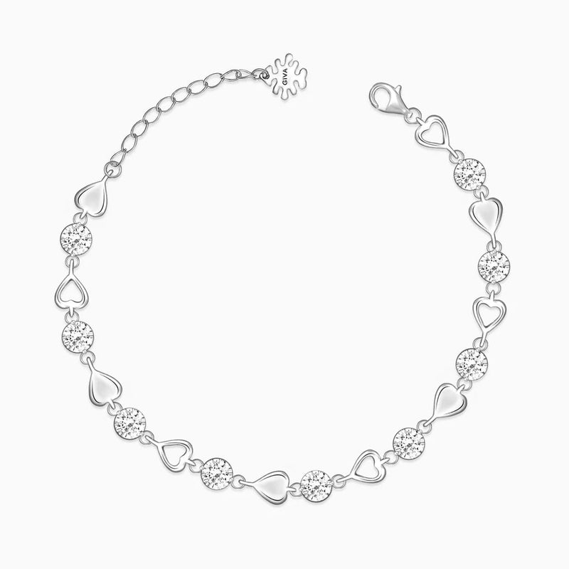 Silver Bracelet For girls & Ladies Birthday Gift For wife