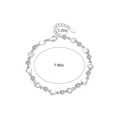 Silver Bracelet For girls & Ladies Birthday Gift For wife