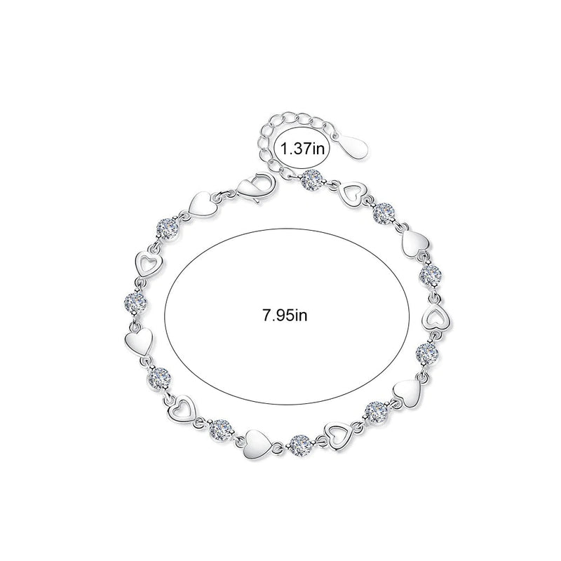 Silver Bracelet For girls & Ladies Birthday Gift For wife