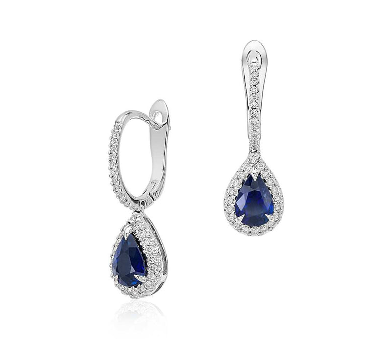 Zircon Drop Silver Earrings Perfect Gift For Wife